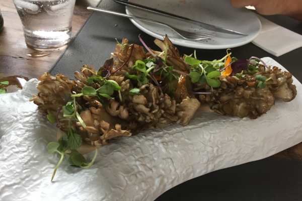 Glutenvrij eten in Spanje tapas Barcelona champignons
