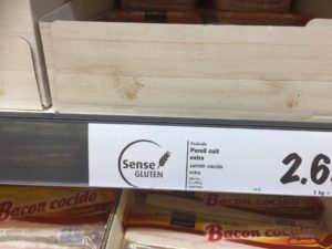 Glutenvrije logo schap lidl