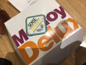 Spanje McDonald's glutenvrije burger