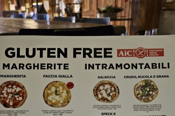 Glutenvrij eten in Italië logo AIC pizzeria