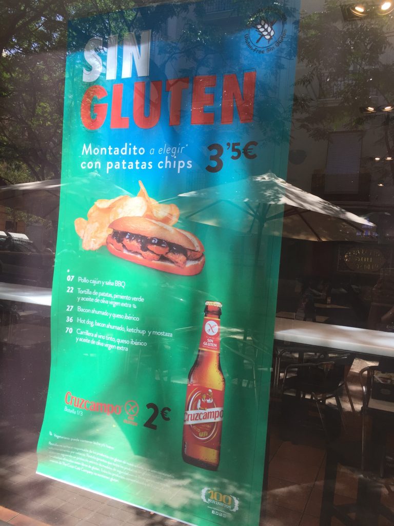 Glutenvrij eten Valencia