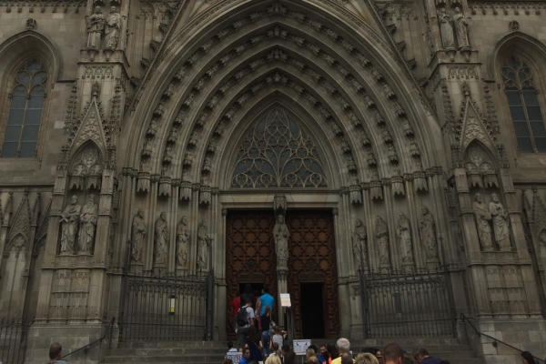 Glutenvrij Spanje in Barcelona kathedraal